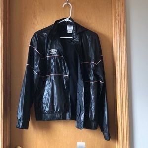 Black Umbro windbreaker